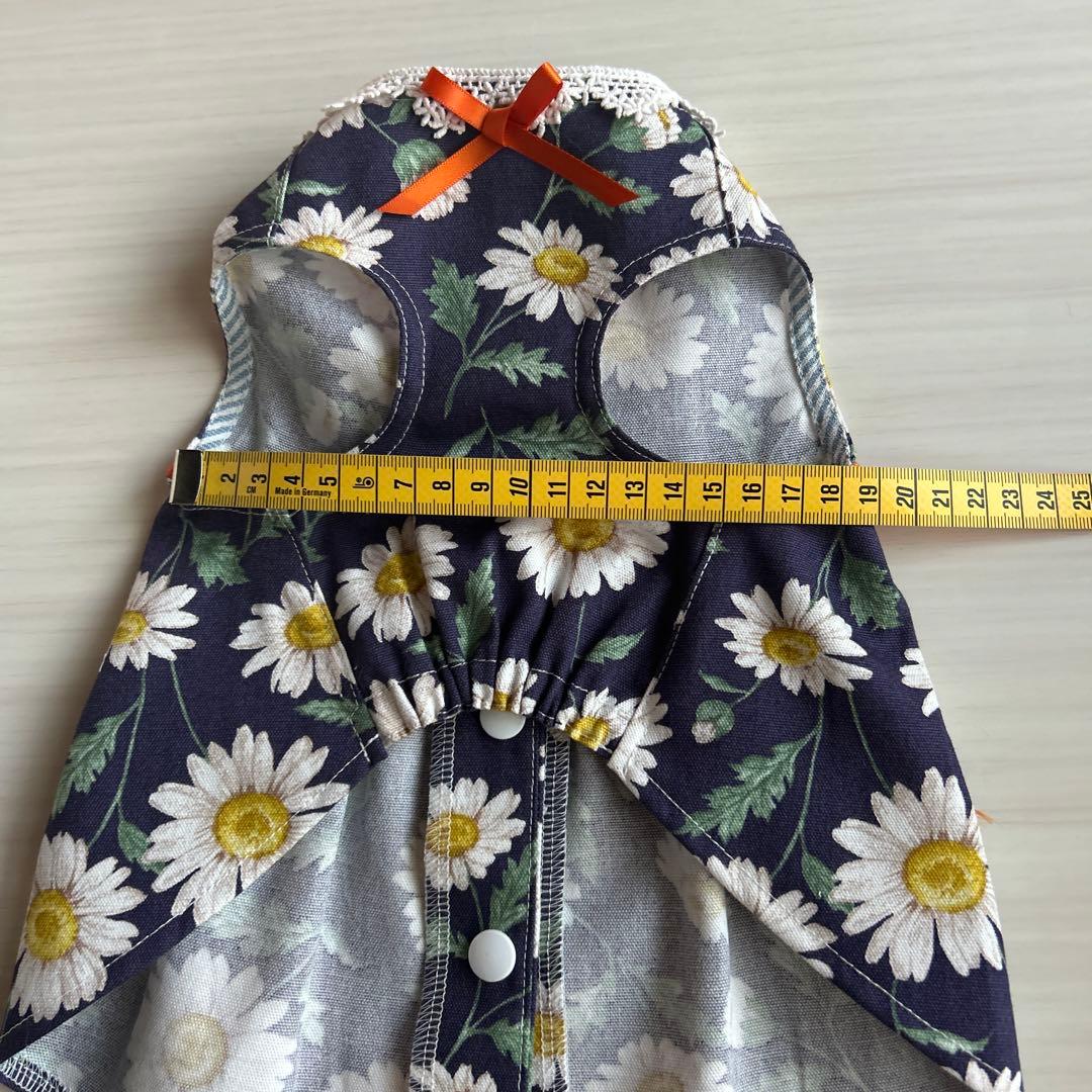 No.529 犬服ハンドメイド バックオープンワンピース - メルカリ