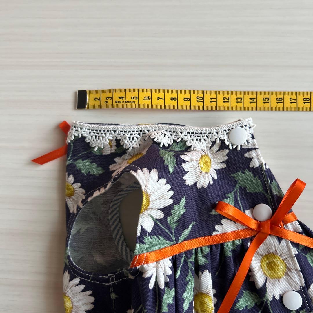 No.529 犬服ハンドメイド バックオープンワンピース - メルカリ