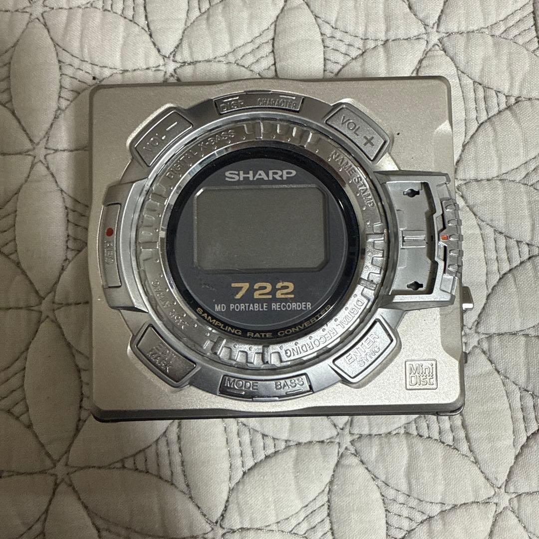 SHARP MD PORTABLE RECORDER MD-MS722-S - メルカリ