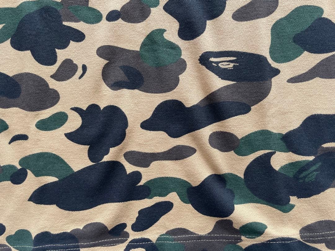 A Bathing Ape Bape カモフラージュ ポロシャツ エイプ
