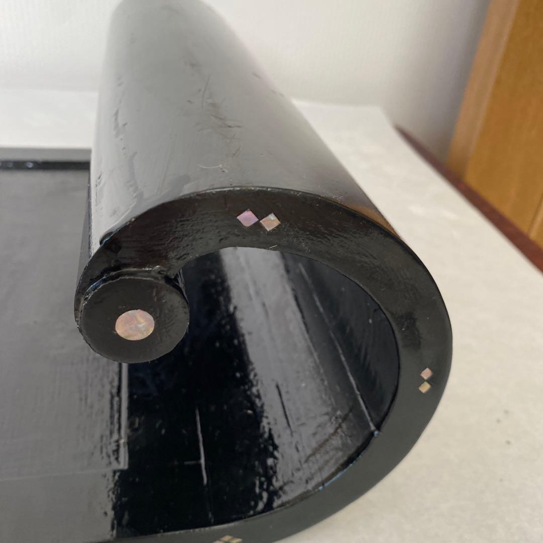 大型盆栽大　花台　貝模様