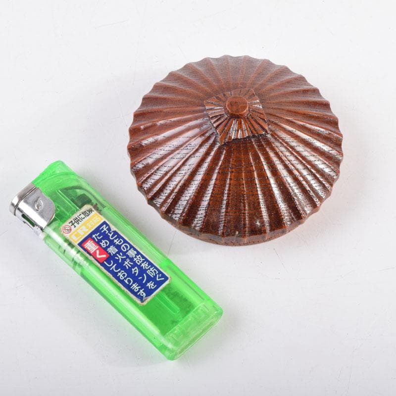 茶道具　山中塗　中村宗悦作　傘香合　共箱　V　8956