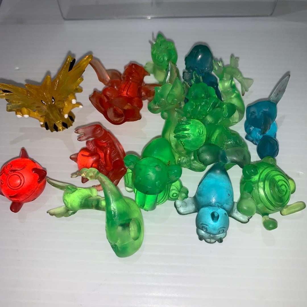 激レア 任天堂 ポケモン レトロフィギュア クリアソフビ サンダー