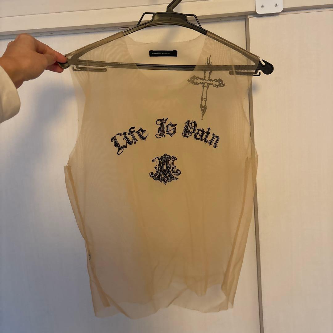 ALEXANDER MCQUEEN メッシュタンクトップ