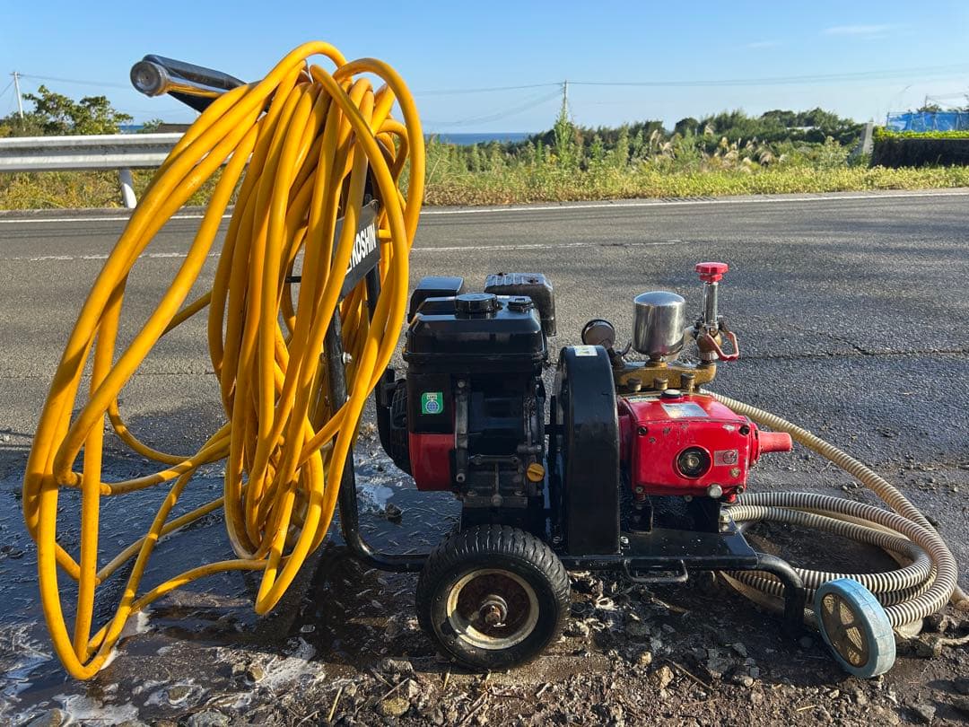 宮崎 工進 エンジン式洗浄動噴 高圧洗浄機 動噴 4馬力 DM-30