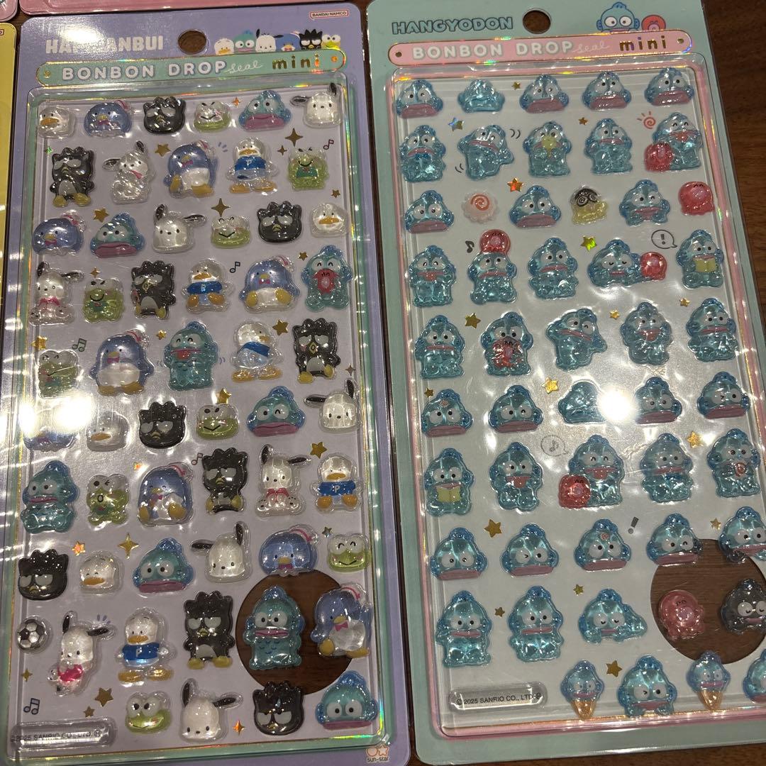 【正規品】サンリオ ボンボンドロップシールミニ コンプリートセット
