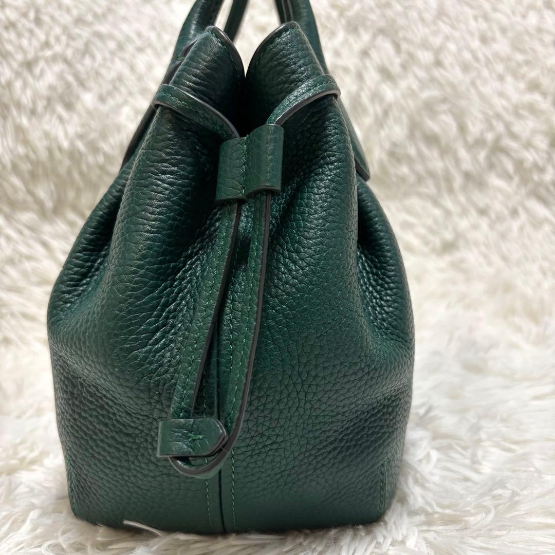 美品★ケイトスペード ダンプリング 2wayバッグ レザー グリーン