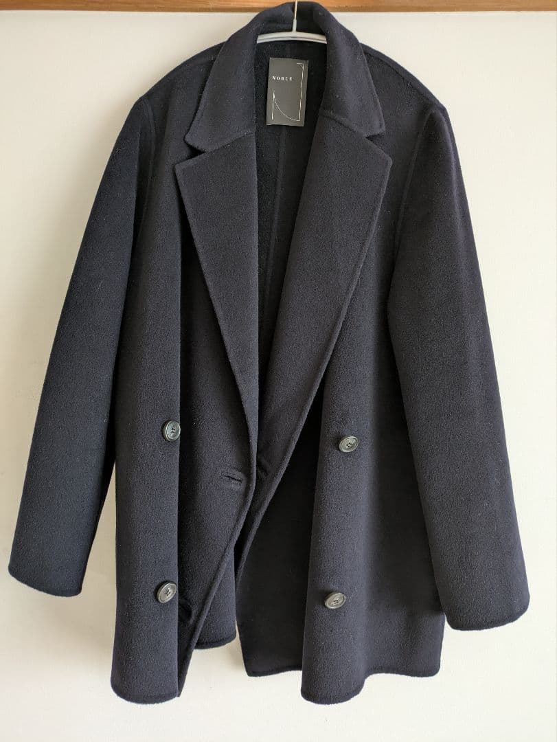 Super160 チェスターミドルコート NOBLE ネイビー