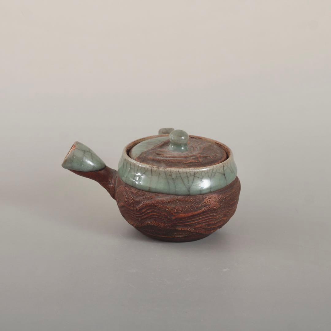 古作 大堀相馬焼 急須 煎茶道具 古美術 古道具 アンティーク