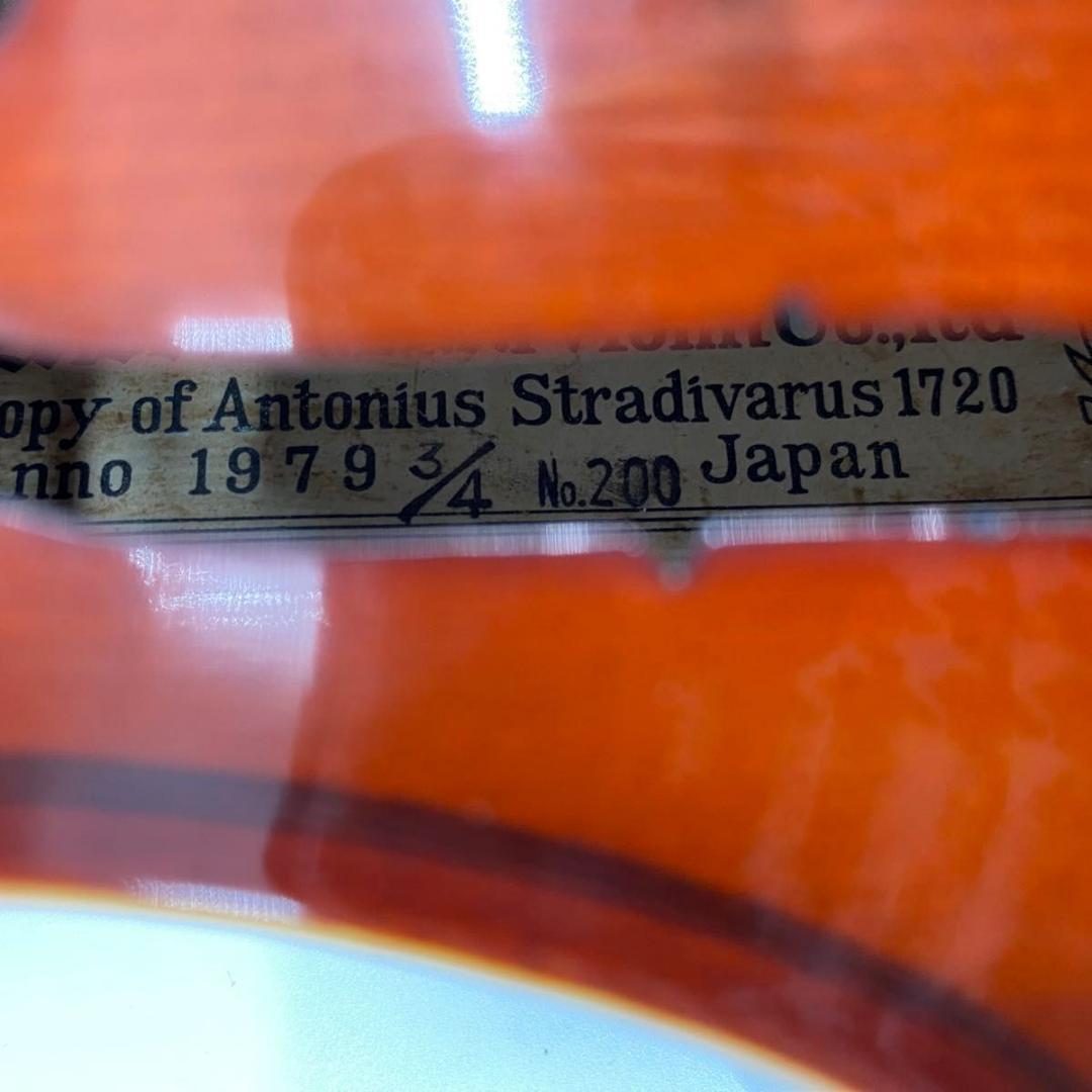 【弦新品】Kiso スズキ No.200 3/4 1979年製 バイオリン