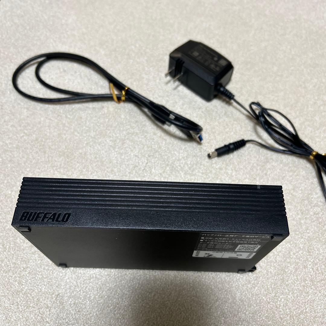 BUFFALO HD-AD4U3 外付けハードディスク 4TB ブラック