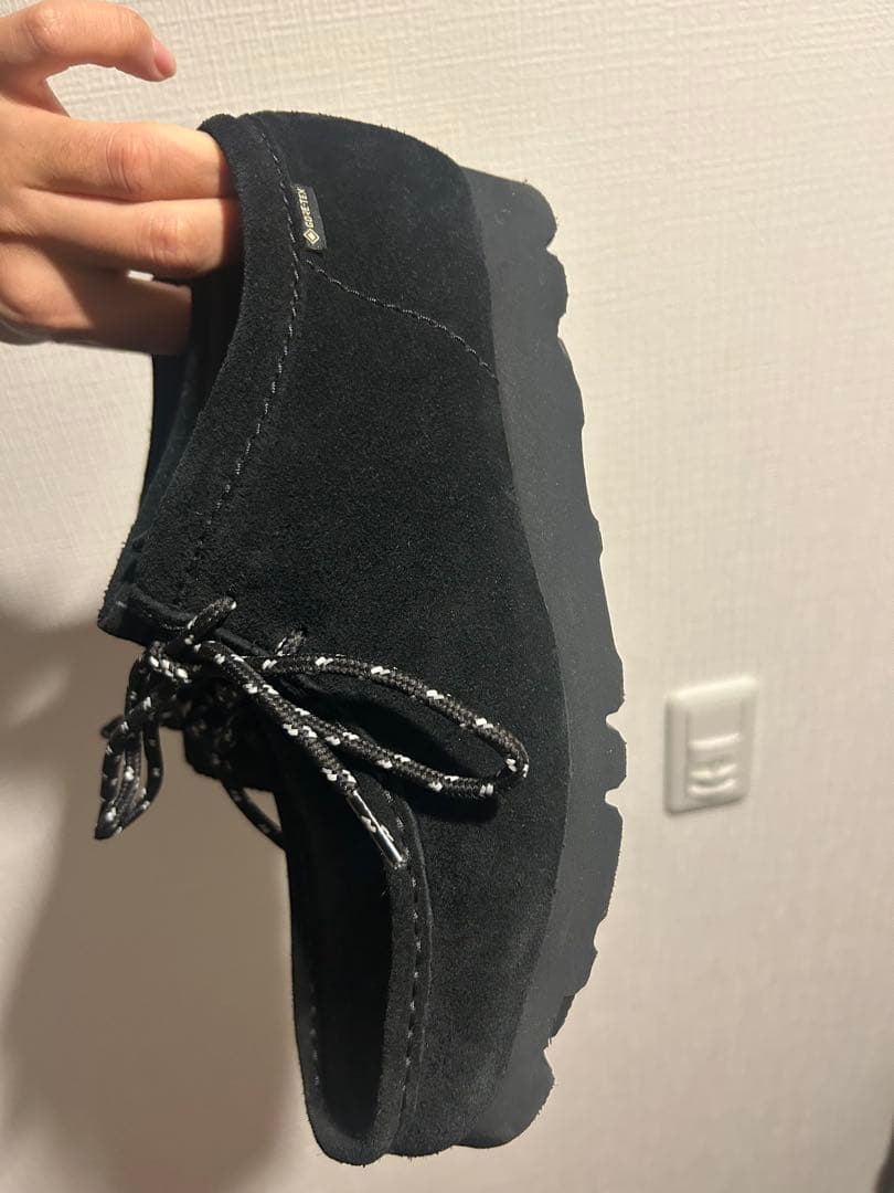 【3回着用】CLARKS WALLABEE gtx 27 UK9