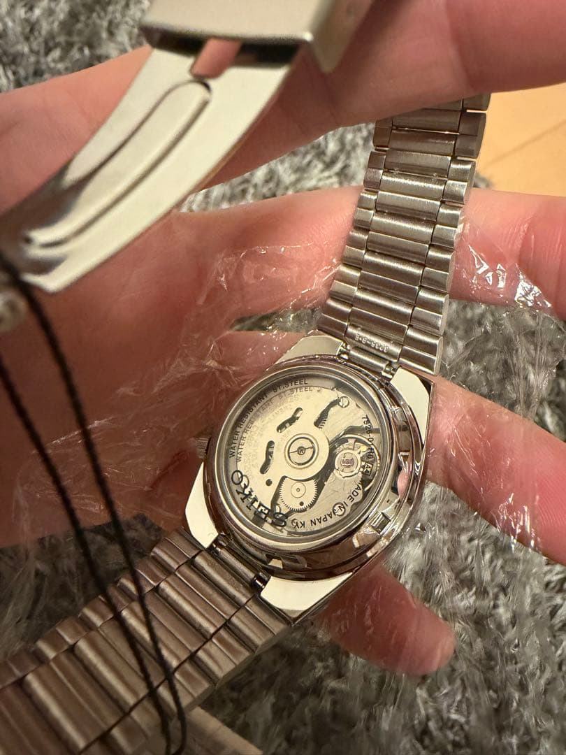 新品SEIKO 5アラビック文字盤藤原ヒロシ fragment SNK063J5