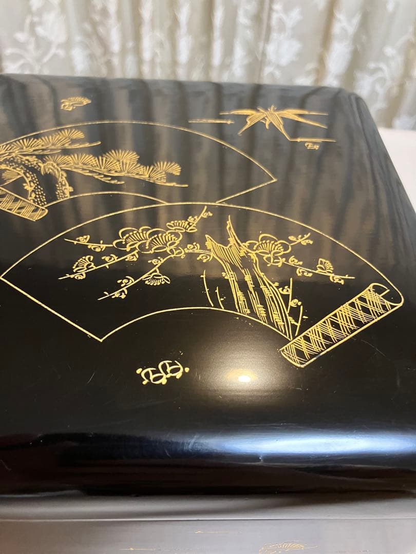 お重箱　三段　漆器　70年以上前の物　　伝統工芸