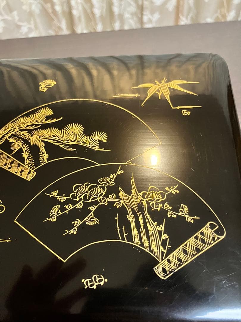 お重箱　三段　漆器　70年以上前の物　　伝統工芸