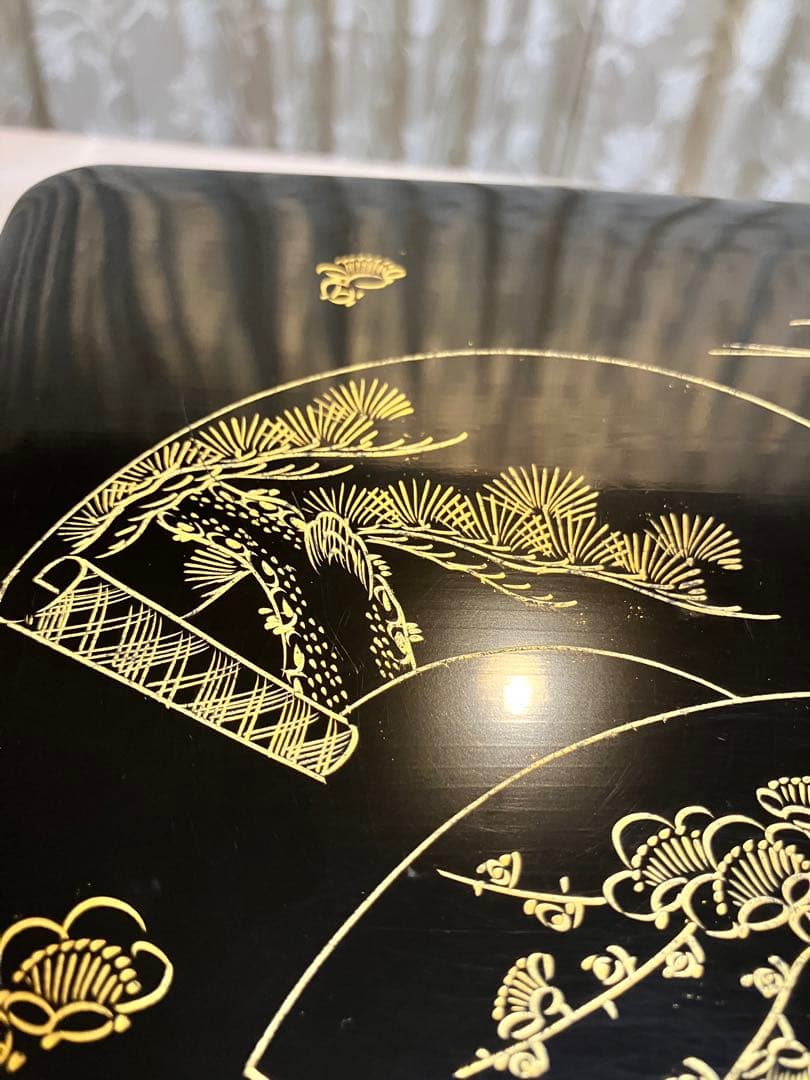 お重箱　三段　漆器　70年以上前の物　　伝統工芸