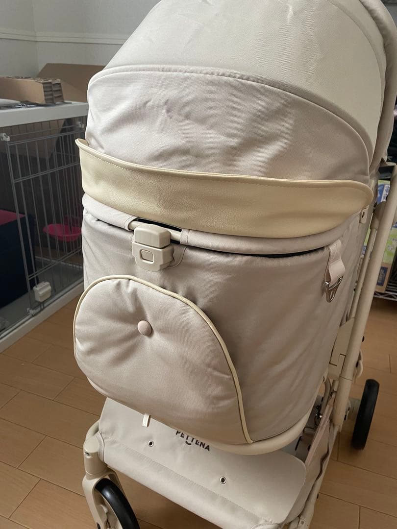 最大50%OFF】ペットカート＆ペットグッズ PETTENA MILOU クリーム