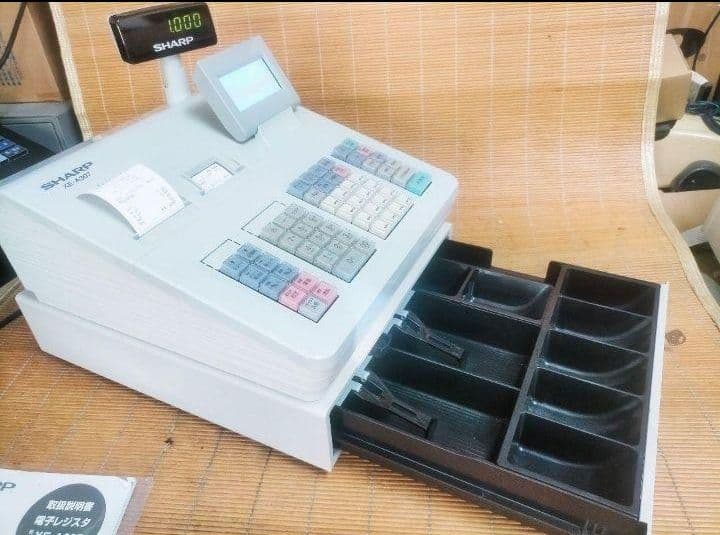 シャープレジスター XE-A307 PC連携売上管理フル設定無料 3166603