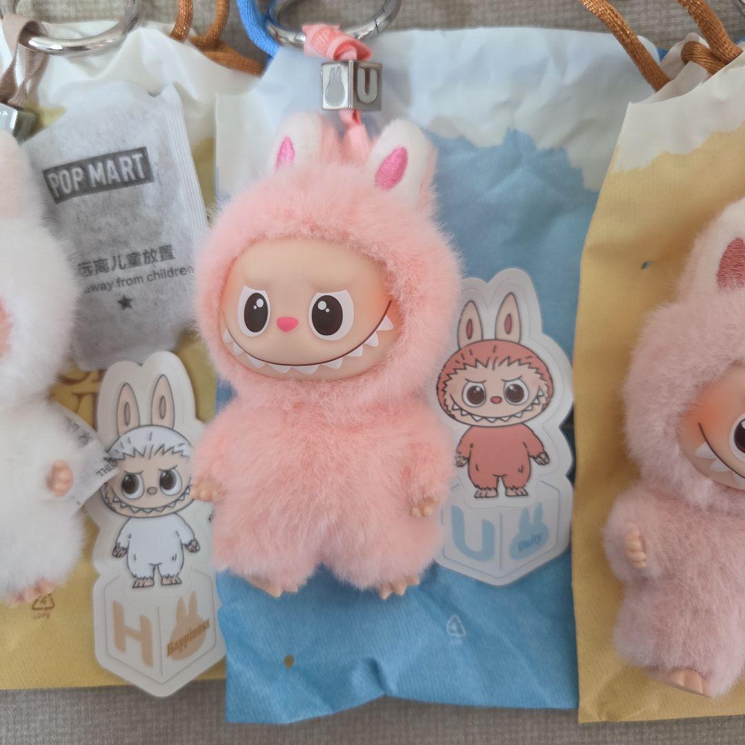 ポップマート ラブブ PIN FOR LOVE ぬいぐるみ ペンダント 5点