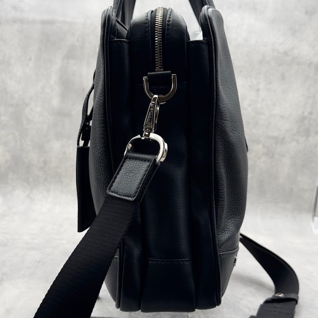 極美品✨ BVLGARI ブルガリ アーバン2way ビジネスバッグ 本革 黒