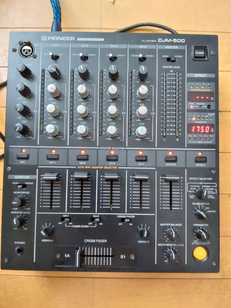 Pioneer DJM-500 動作確認済み メンテ品 送料込み DJミキサー