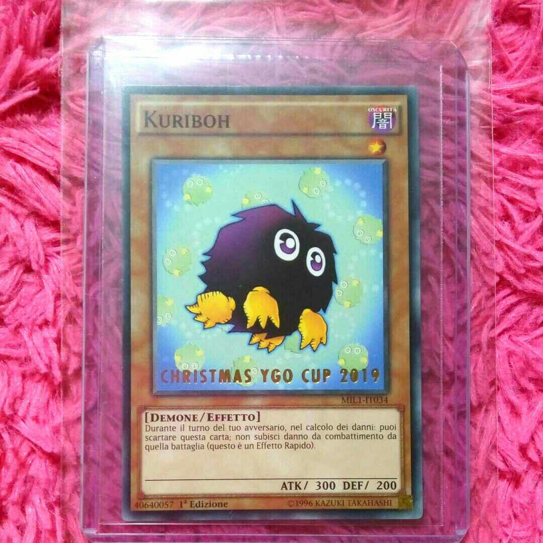非売品】遊戯王 クリボー クリスマス 大会プロモカード イタリア語版の