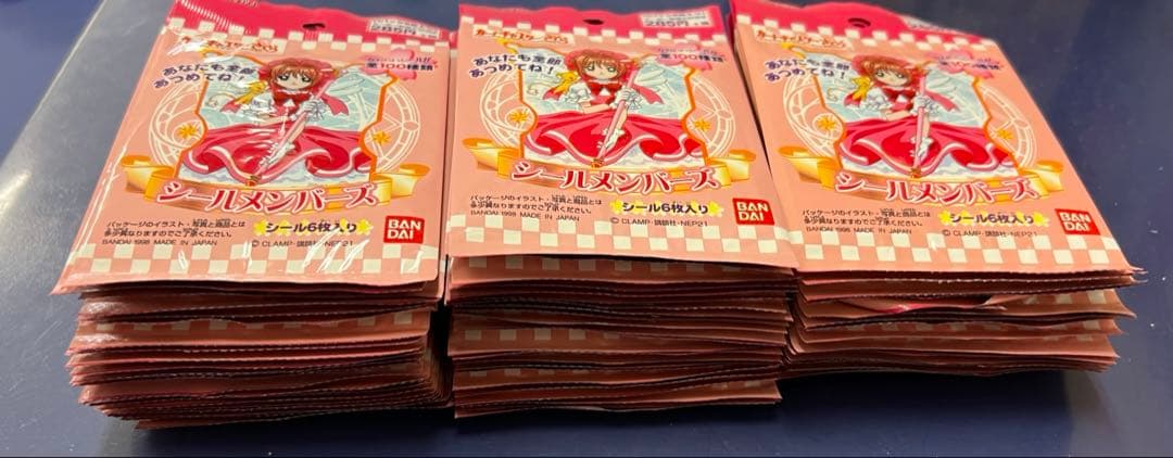 カードキャプターさくらシールメンバーズ　2BOX、67パック計127パック