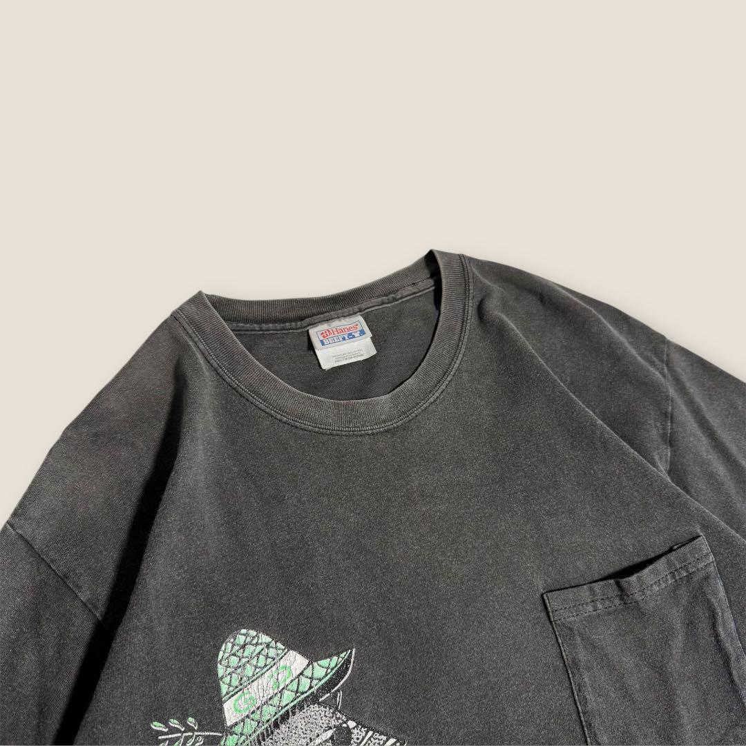 llica Hanes製 両面プリント 90s ツアーT バンT llica Hanes製 両面