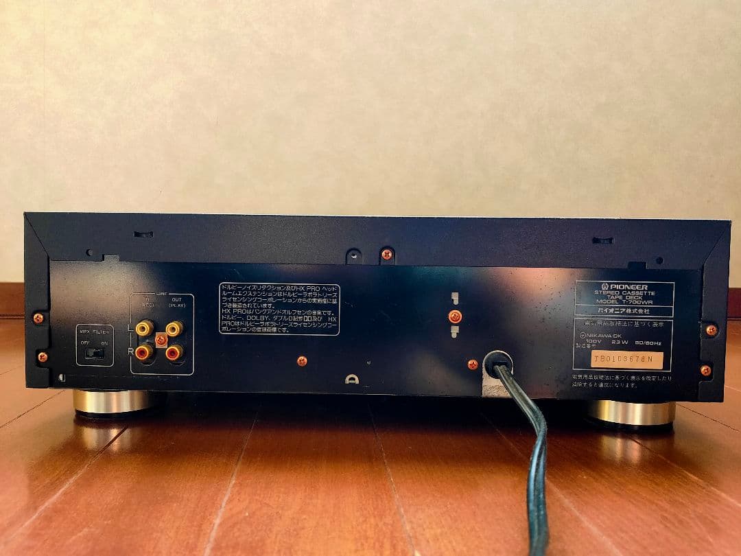 ドルビーHX PRO】T-700WR カセットデッキ