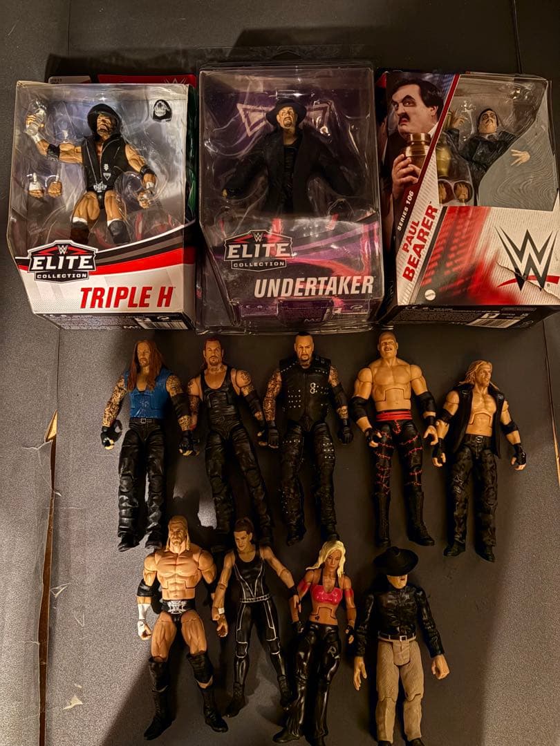値下げ最終wwe入手困難品多数レスラー 12体+リング・トラック