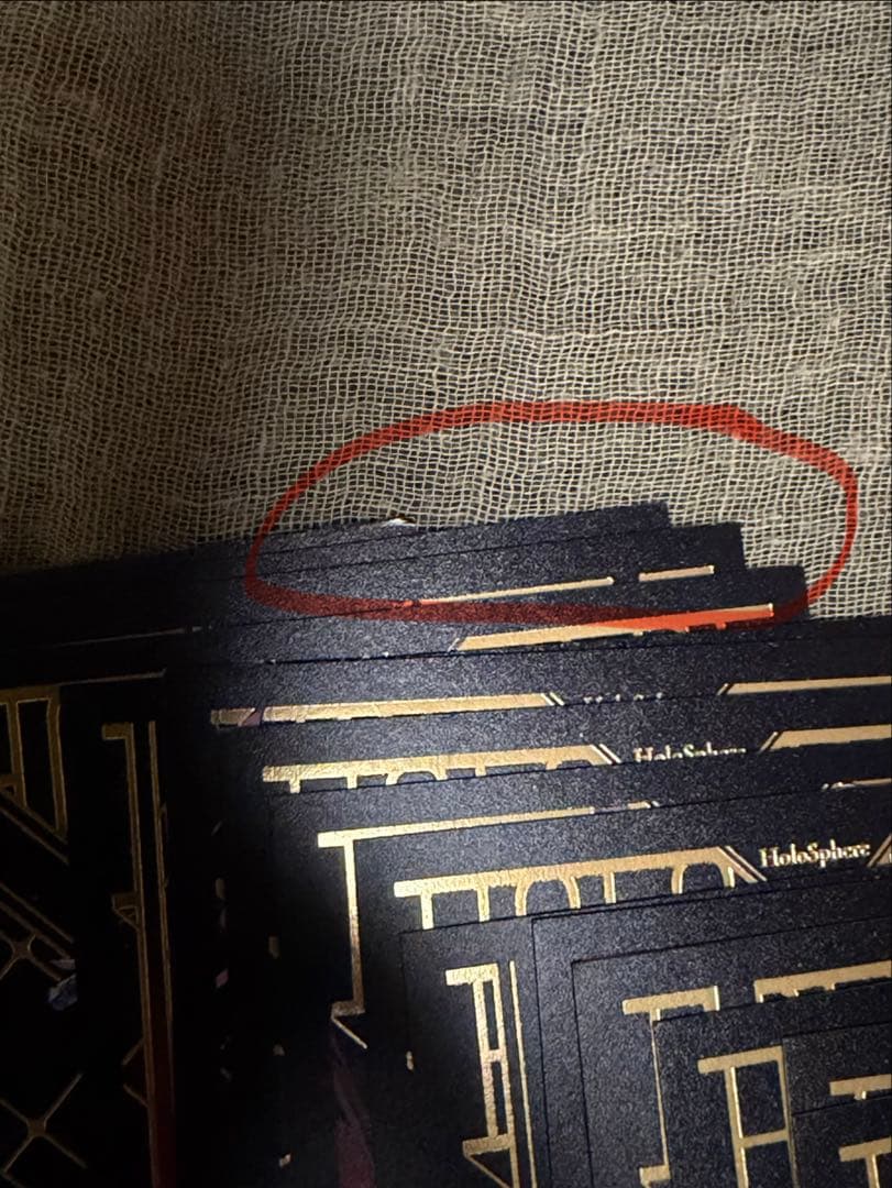 HOLO-SPHERE 箔押しタロットカード 大アルカナ22枚セット 開封済み