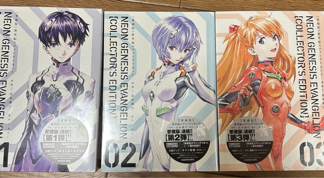 新世紀エヴァンゲリオン 愛蔵版 全巻セット 特典付き 新世紀