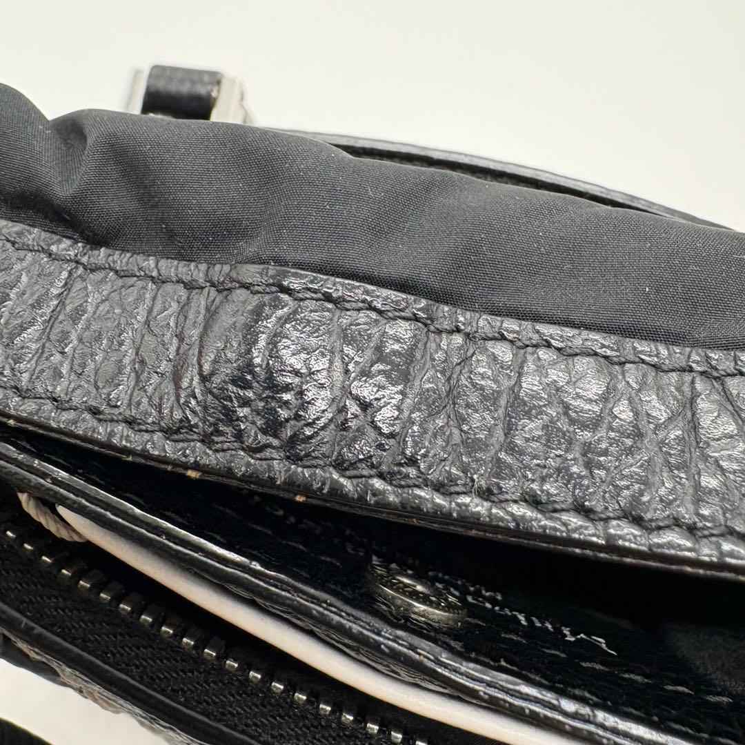 メゾンマルジェラ 5AC 2way ショルダーバッグ ハンドバック ブラック 黒