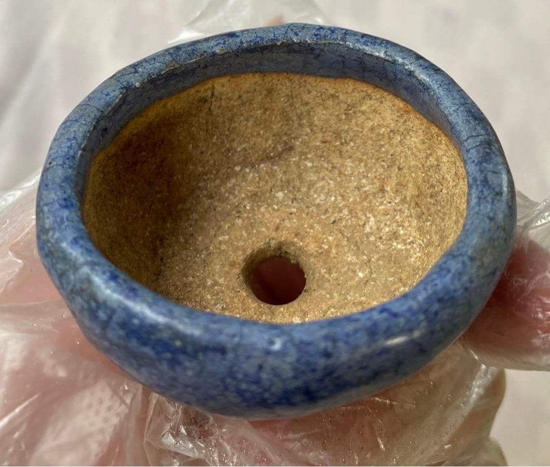 東福寺　小品　盆栽鉢　レトロ　アンティーク　(1)  (A4)