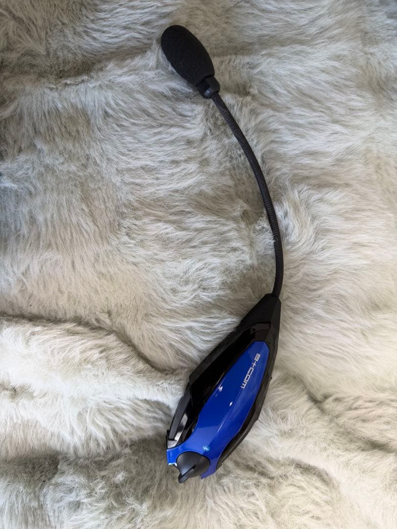 B+COM 6X Bluetoothヘッドセット 青/ブラック 本体 マイクのみ - メルカリ