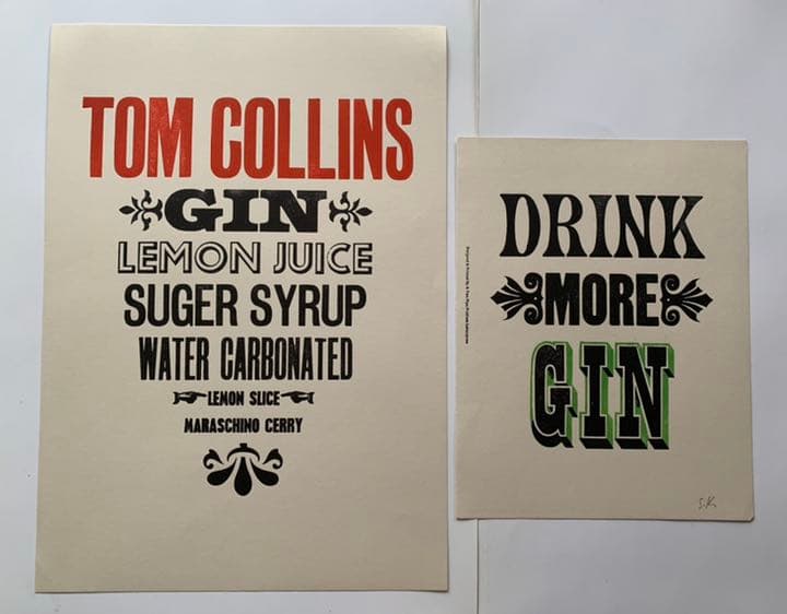 A two pipe problem レタープレス 活版 印刷 レタープレス 絵