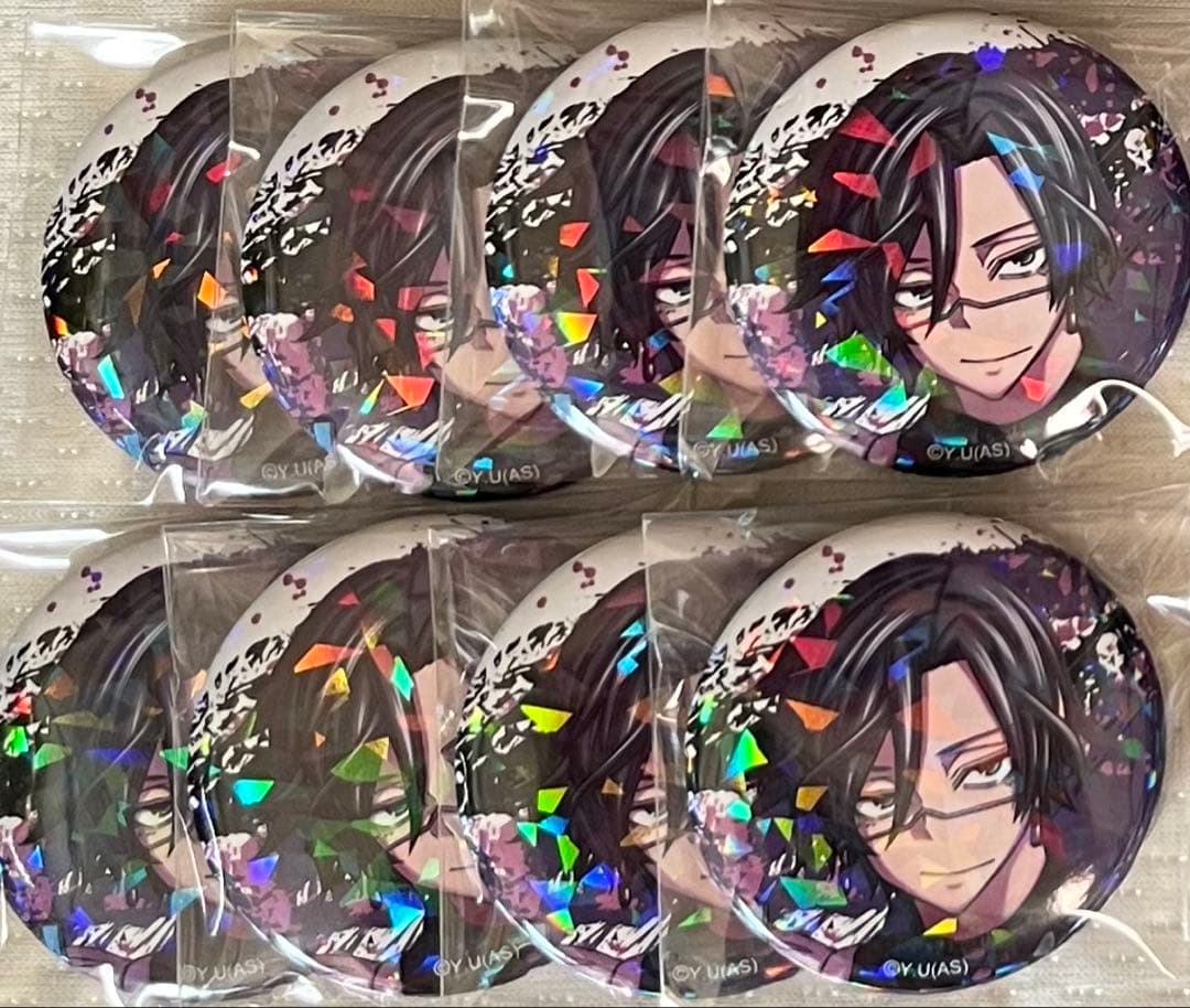 桃源暗鬼 ホログラム缶バッジ マズル ツリビレ メイド 桃華月詠×8