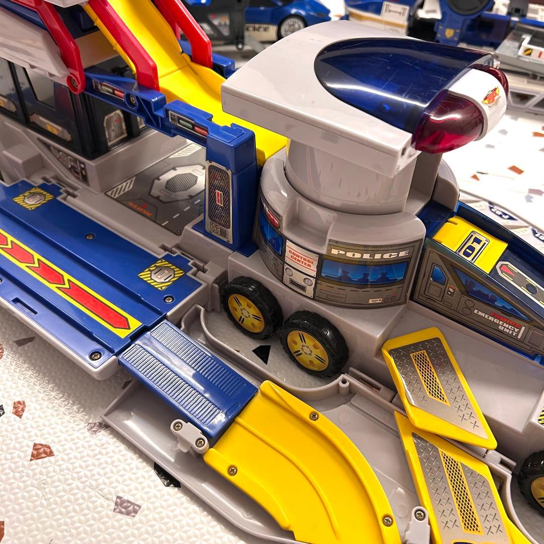 新品電池交換済み】トミカ マグナムパトレーラー ハイパーブルーポリス