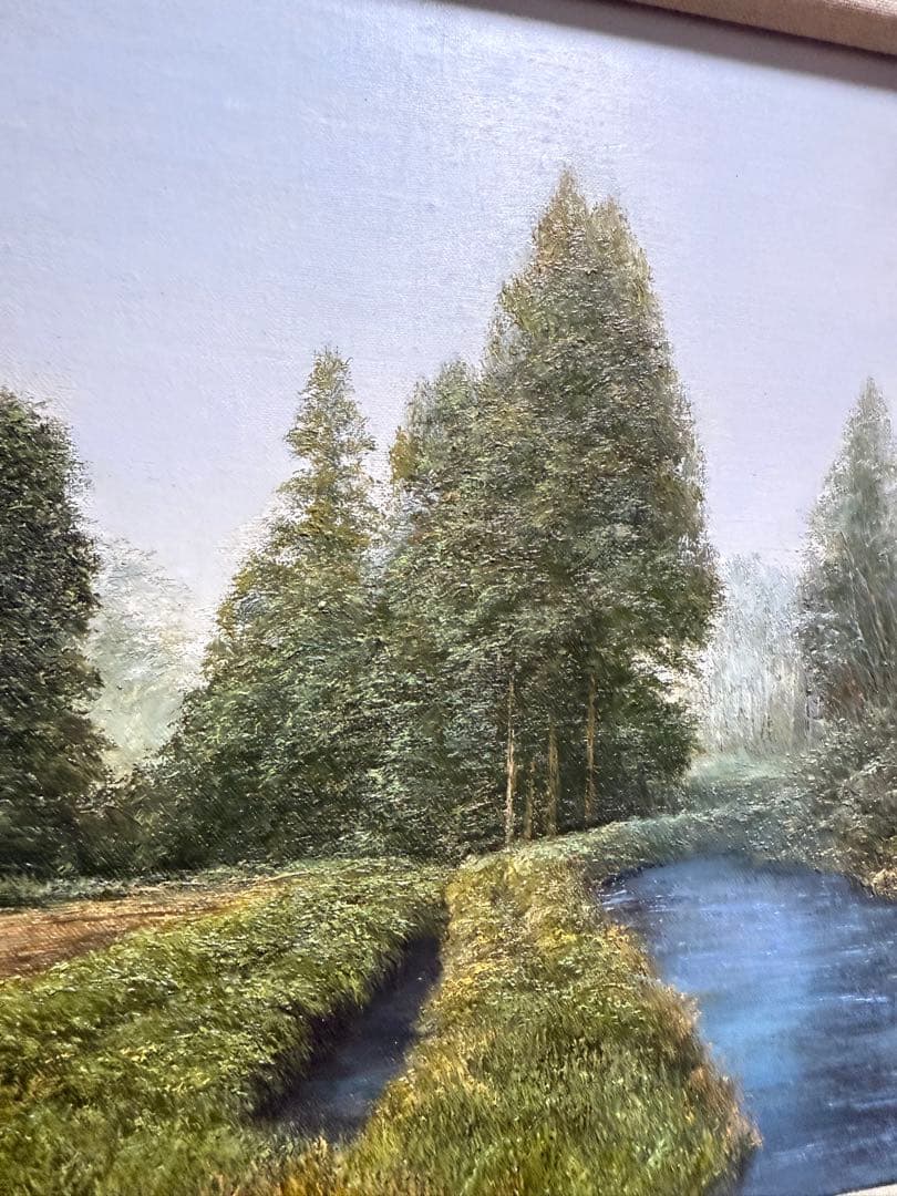 中村英夫　【朝霧】　真作　送料込み0908