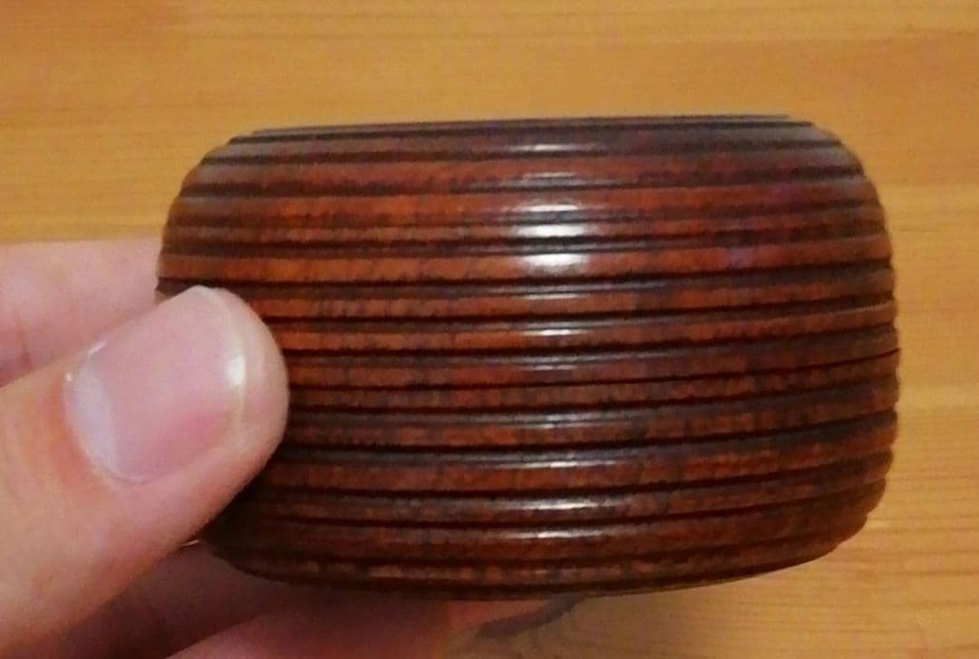 青々斎書付　宗莞作　根太　香合　共箱　共布　茶道具