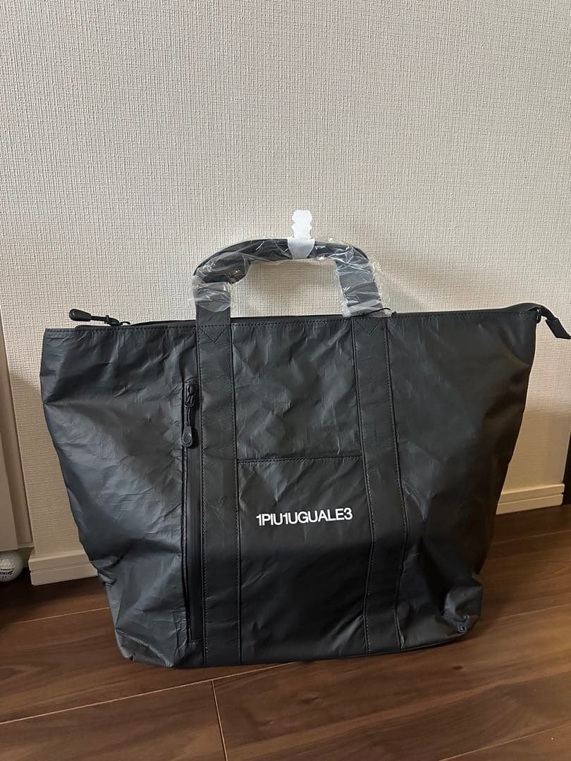 値下げしました！【新品】1PIU1UGUALE3 ブラック トートバッグ 1PIU1UGUALE3 RELAX トートバッグ 1PIU1UGUALE3 RELAX(ウノピゥウノウ