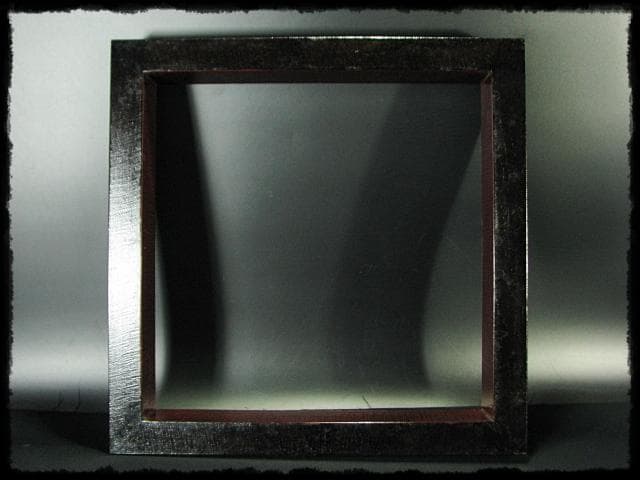 惺斎好 多田 桂寛 炉縁 溜塗 布目 布摺 布張 表千家 茶道具 f243