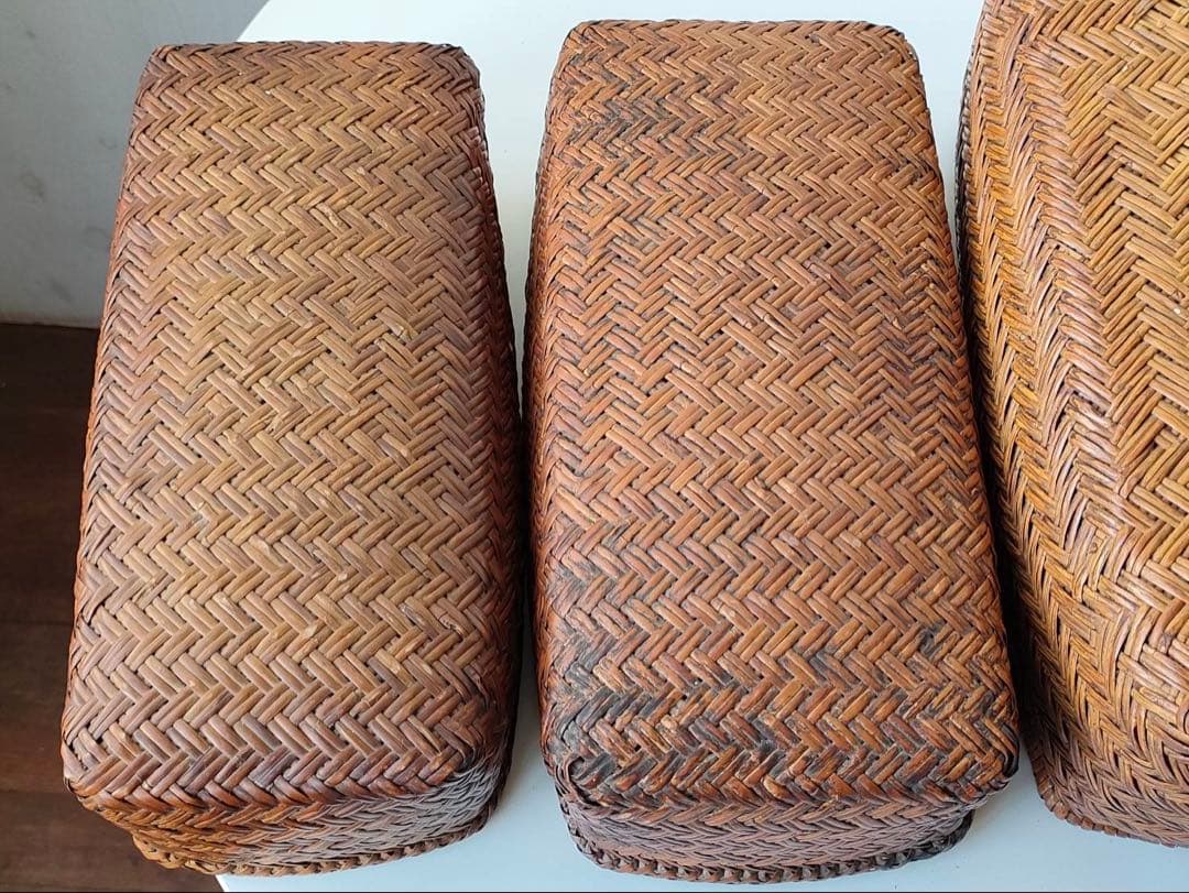 時代 端正な形 味の良い行李 2個セット ①｜ALL ITEM |