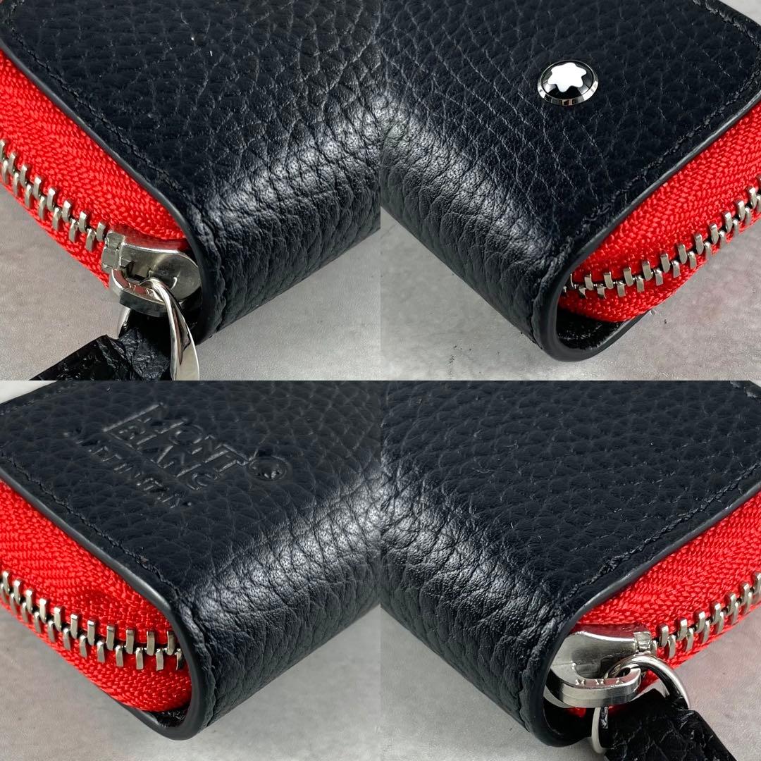 極美品✨ モンブラン ペンケース ファスナー ジップ レザー ブラック