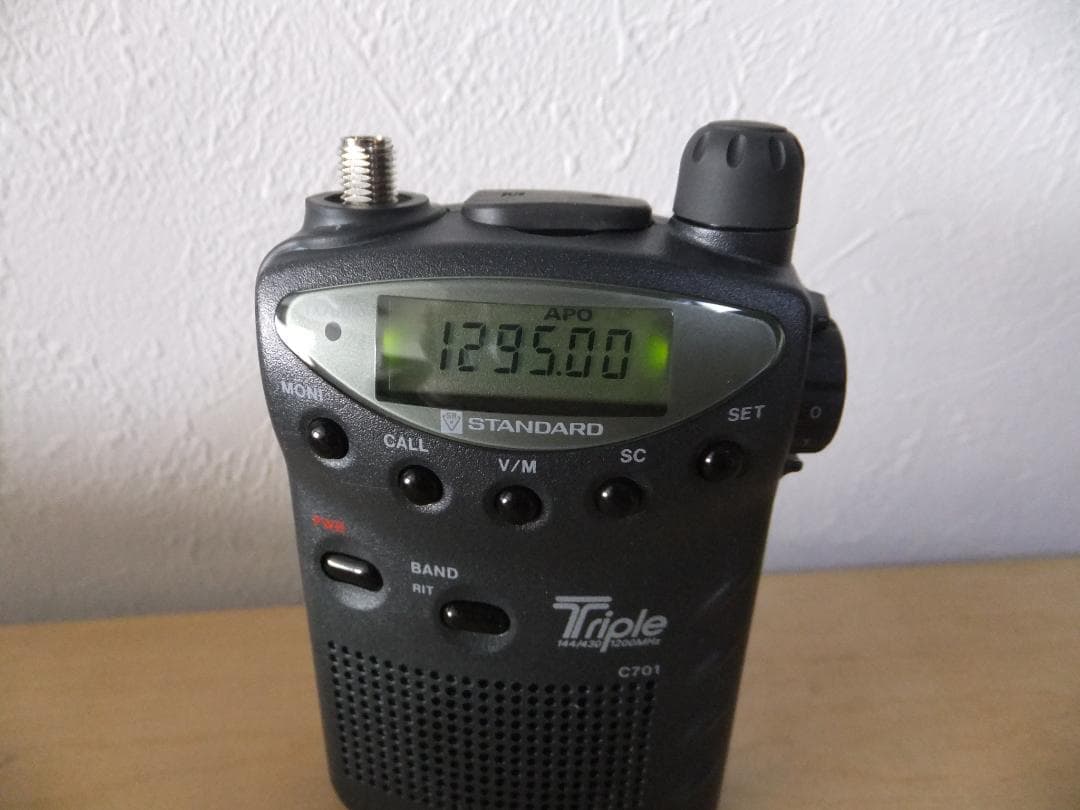 ☆スタンダード 144/430/1200MHz帯ハンディ機 C701①（現状）☆