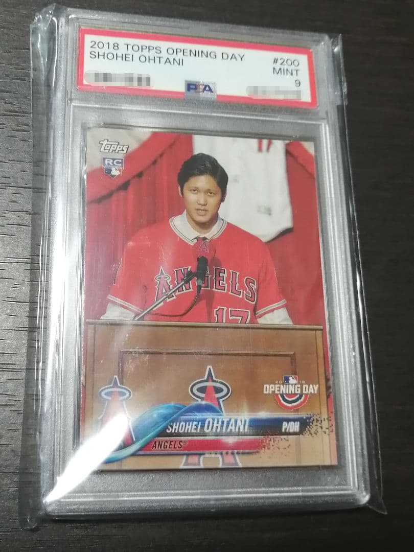 大谷 翔平 エンゼルス 入団会見 PSA9
