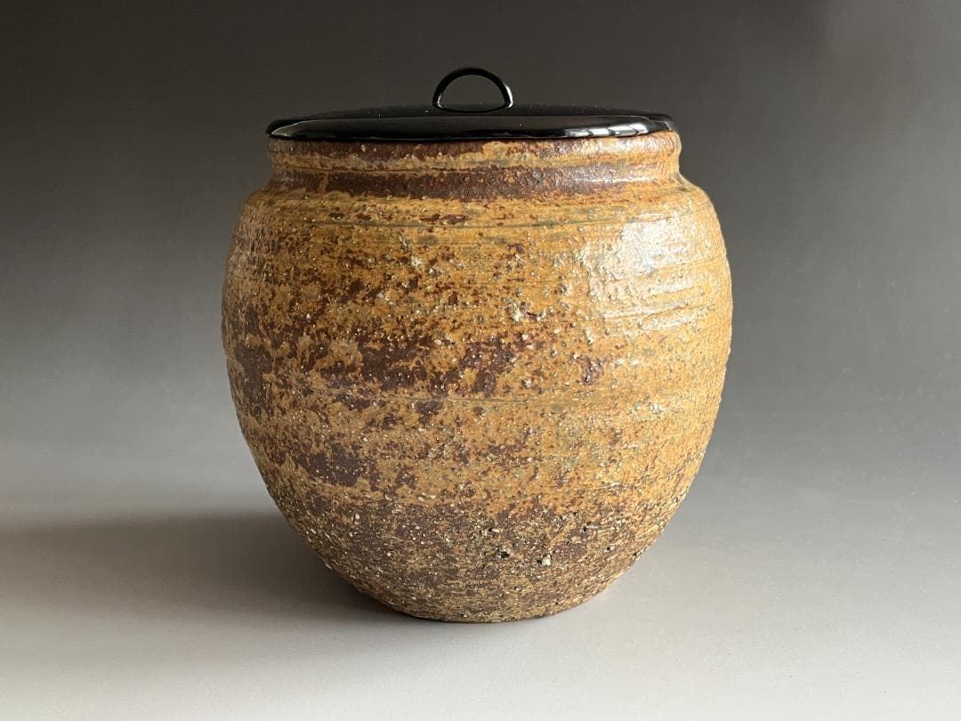 出雲焼 11代長岡空権 黄いらぼ 水指 而妙斎書付 茶道具 表千家 - メルカリ