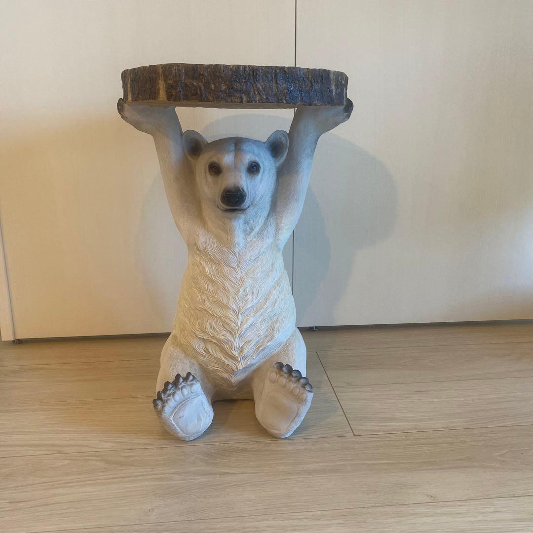 KARE Kare アニマル サイドテーブル シロクマ アニマルサイドテーブル