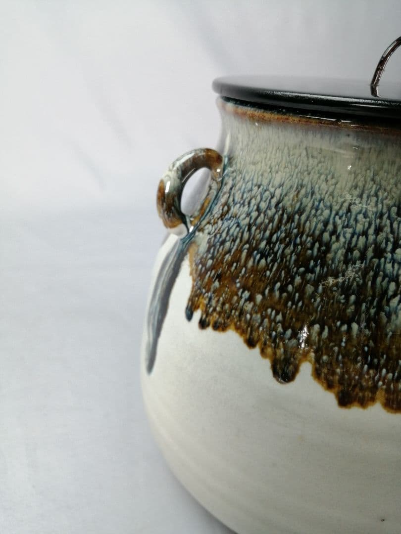 茶事具】佐平造 朝鮮唐津水指 水指416