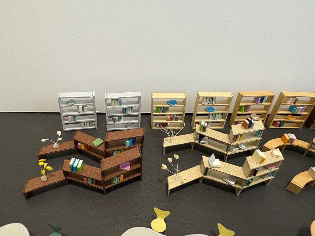 建築模型添景 1/100 スタディスペースセット